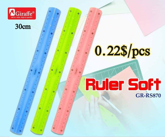 បន្ទាត់ជ័រទន់-30cm-gr-rs870