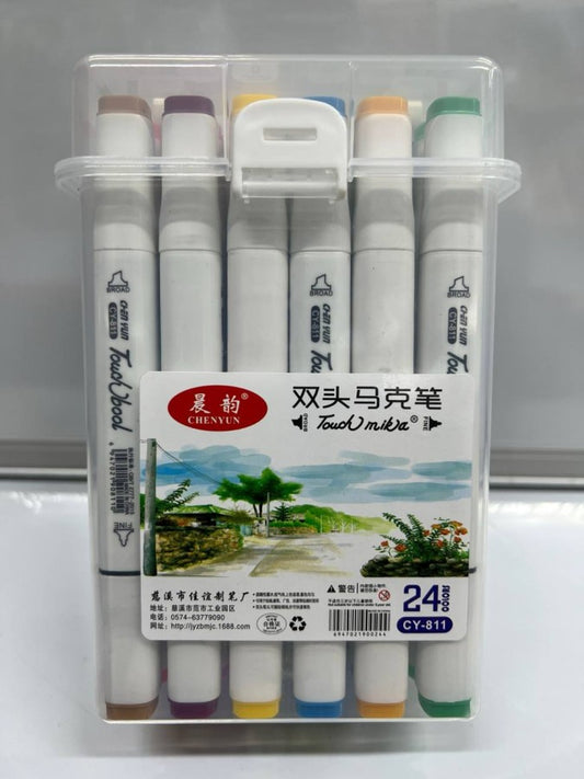 color-ហ្វឺតប្រអប់ជ្រុង-24ពណ៌-cy-811
