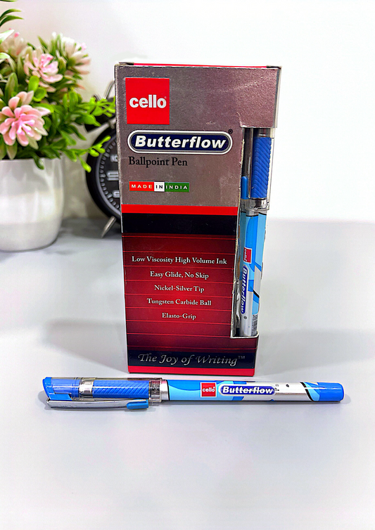 ប៊ិក Cello Butterflow Box 12 pcs