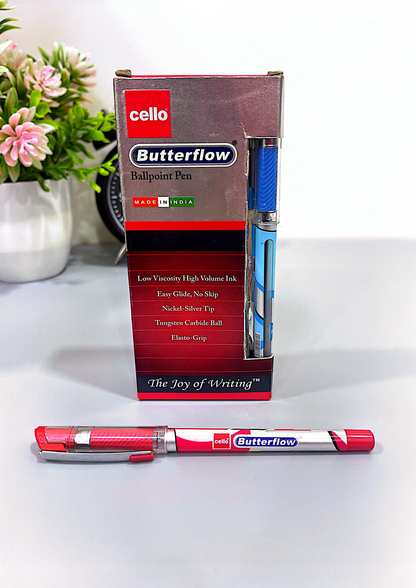 ប៊ិក Cello Butterflow Box 12 pcs