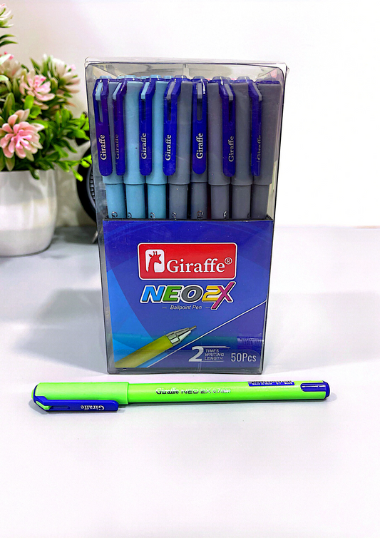 ប៊ិក Giraffe Neo2X Box 50 pcs