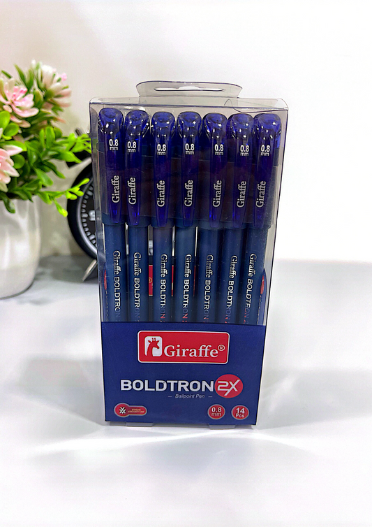 ប៊ិក Giraffe Boldtron2X Box 14 pcs