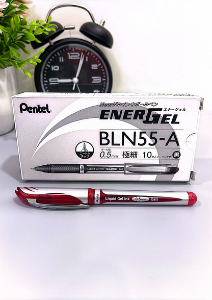 ប៊ិក Pentel Energel Box 10 pcs