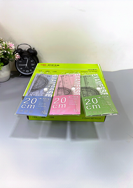 បន្ទាត់ Blue 14 X Green 13 X Pink 13